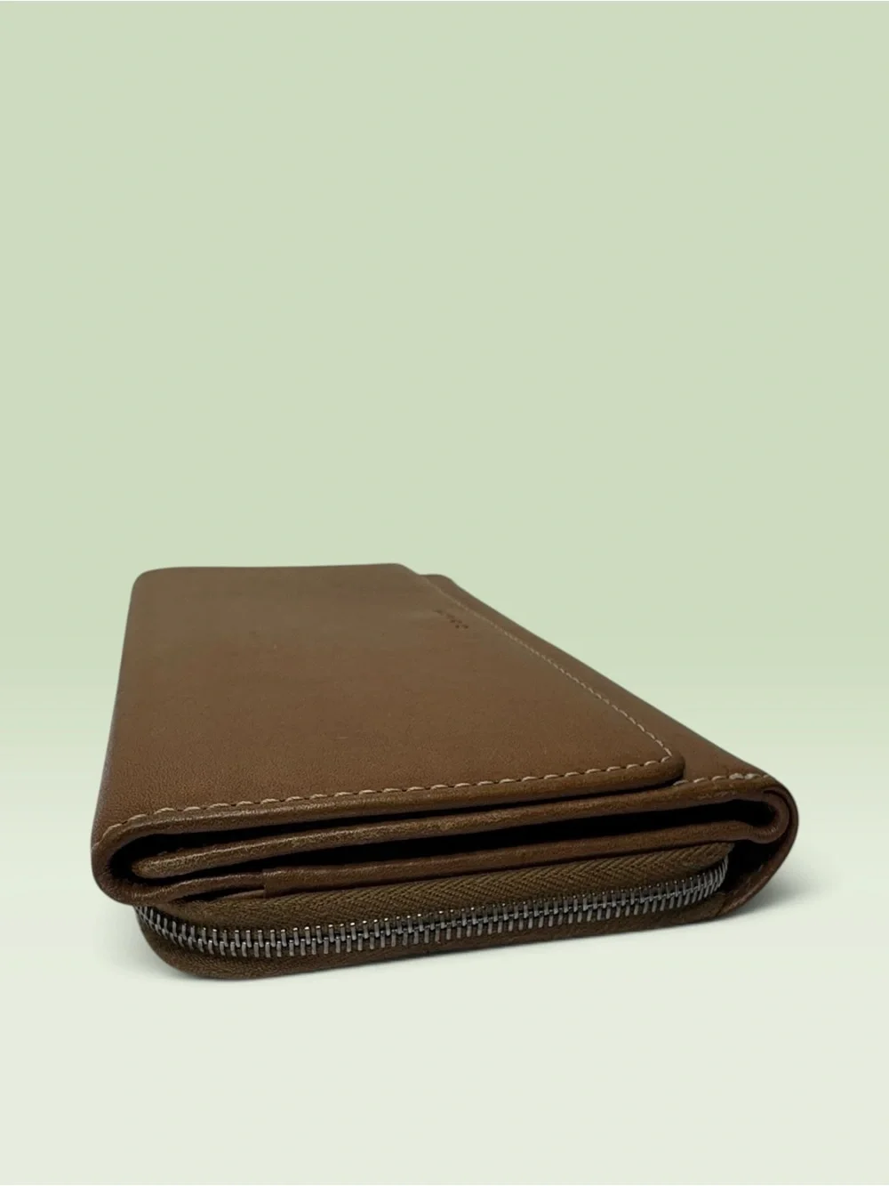 Coach Vintage Trifold Tan Leather Wallet
